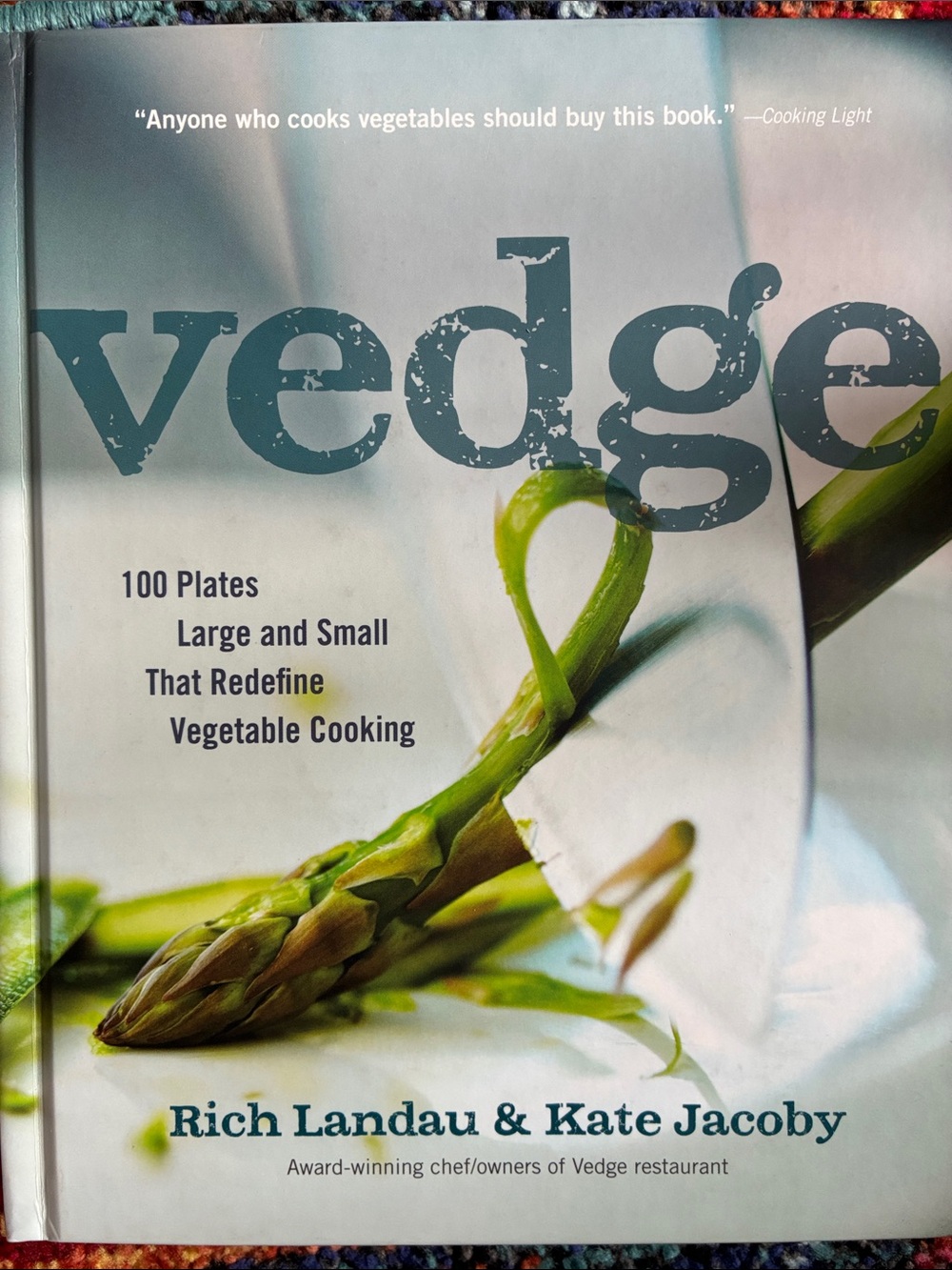 Vedge Cookbook by Rich Landau & Kate Jacoby
